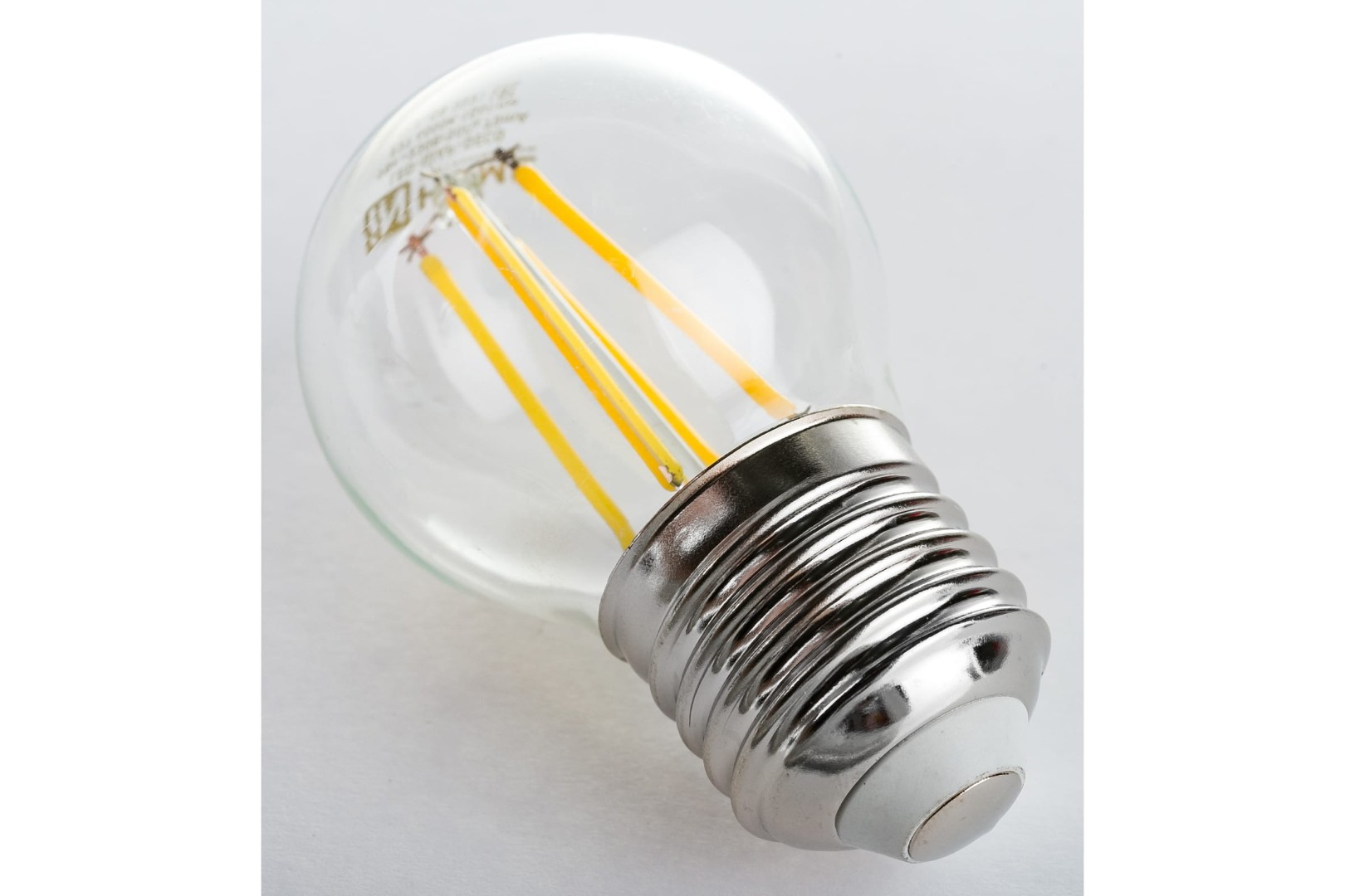 Лампа светодиодная LED-ШАР-deco 9Вт 230В Е27 4000К 1040Лм прозрачная IN HOME Лампа светодиодная LED-ШАР-deco 9Вт 230В Е27 4000К 1040Лм прозрачная IN HOME